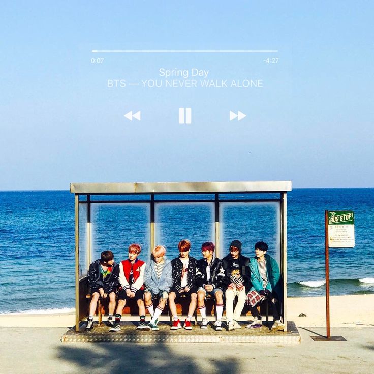 Gangwon: BTS filming beach tour : BTS bus stop & Winter Package (비노출) image_1